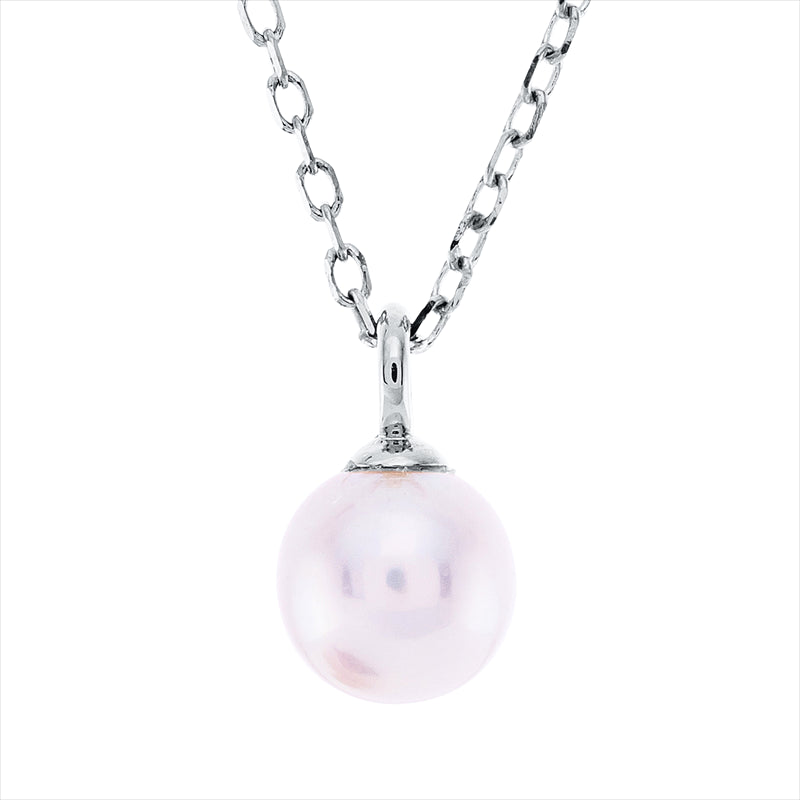 Perle Collier Weißgold 18kt