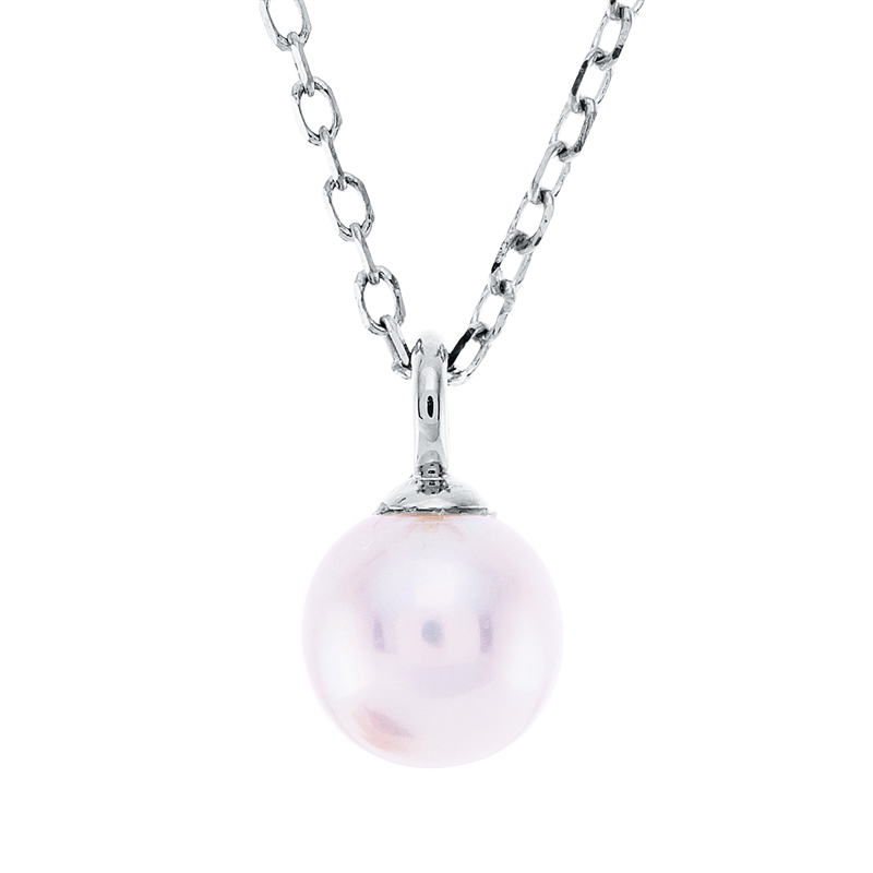 Perle Collier Weißgold 18kt