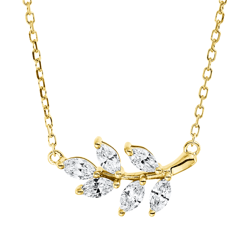 Modern Woman Collier Weißgold 18kt 0,34ct