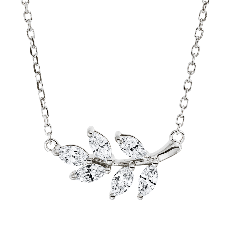 Modern Woman Collier Weißgold 18kt 0,34ct