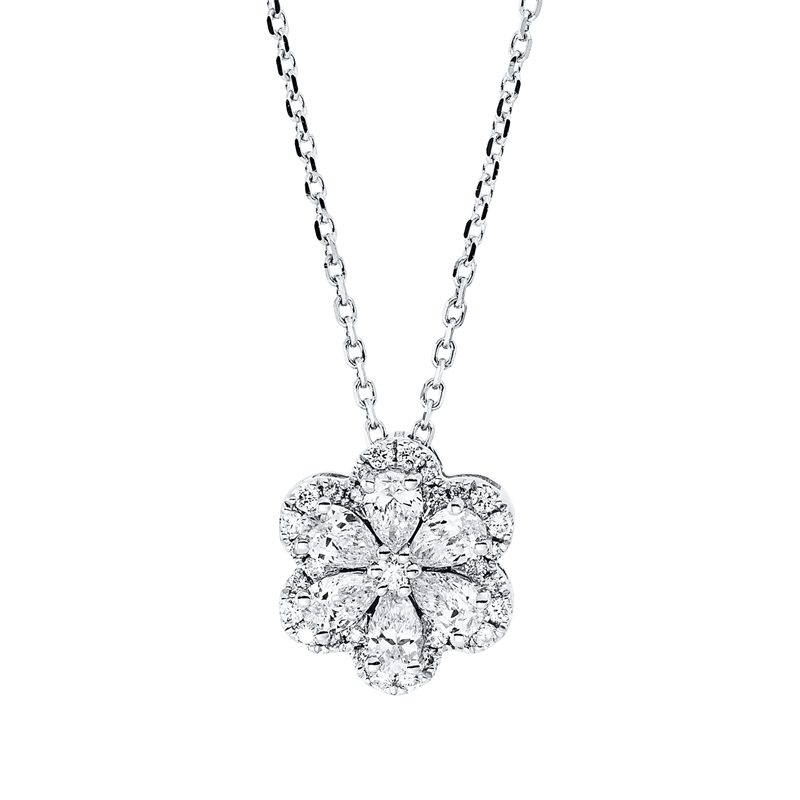 Modern Woman Collier Weißgold 18kt 0,41ct