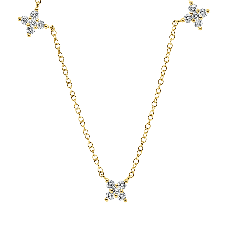 Modern Woman Collier Gelbgold 18kt 0,83ct