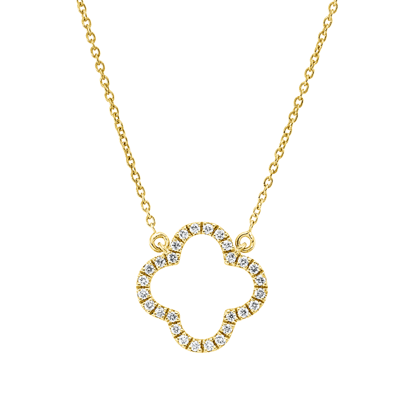 Modern Woman Collier Gelbgold 18kt 0,08ct