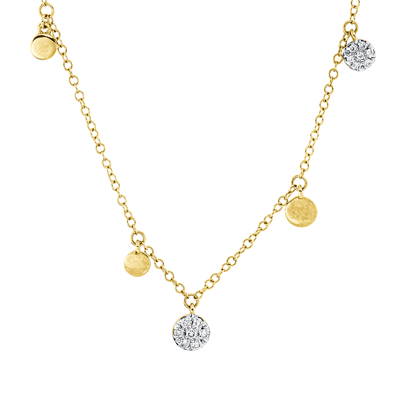 Modern Woman Collier Gelbgold 18kt 0,1ct