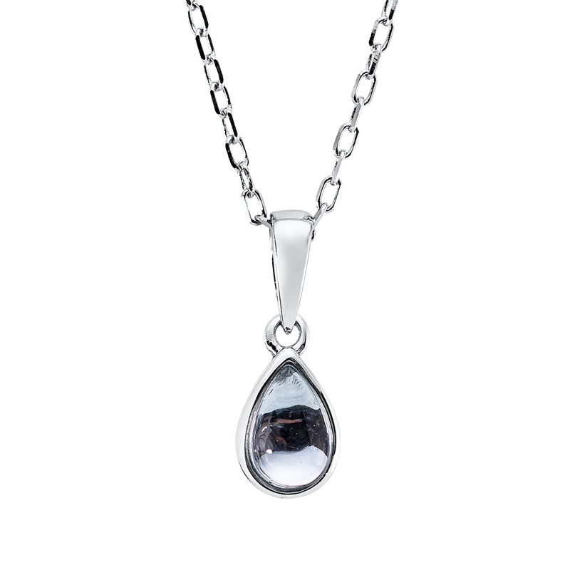 Farbstein Fashion Collier Weißgold 18kt