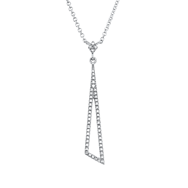 Modern Woman Collier Weißgold 18kt 0,13ct