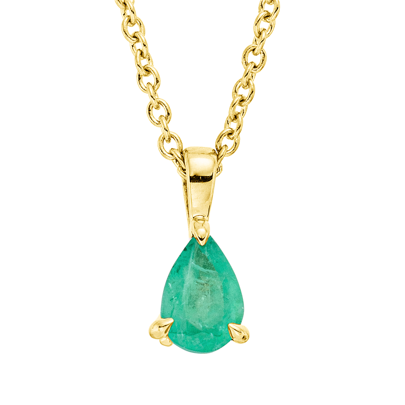 Farbstein Classic Collier Weißgold 18kt