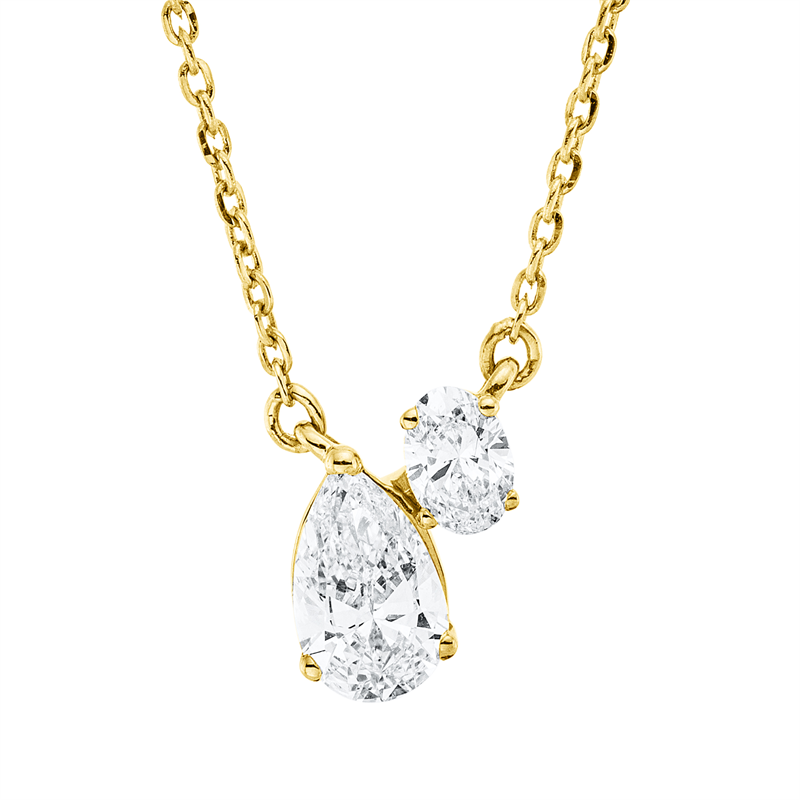 Modern Woman Collier Gelbgold 18kt 0,39ct