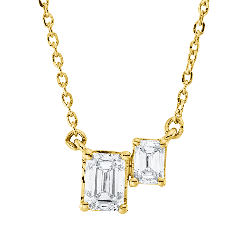Modern Woman Collier Gelbgold 18kt 0,43ct