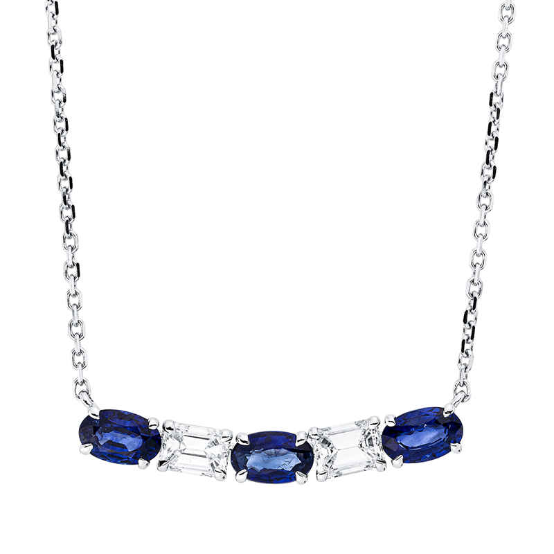 Farbstein Classic Collier Weißgold 18kt 0,5ct