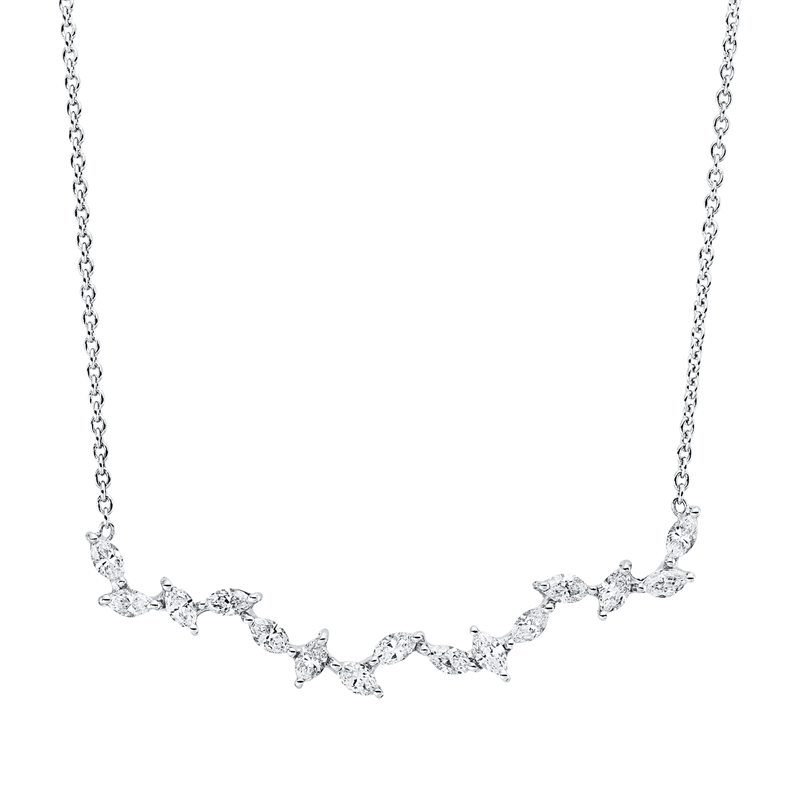 Modern Woman Collier Weißgold 18kt 0,69ct