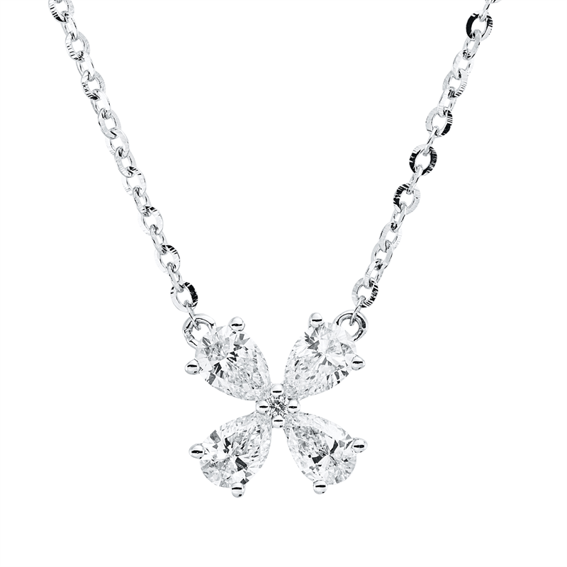 Modern Woman Collier Weißgold 18kt 0,57ct