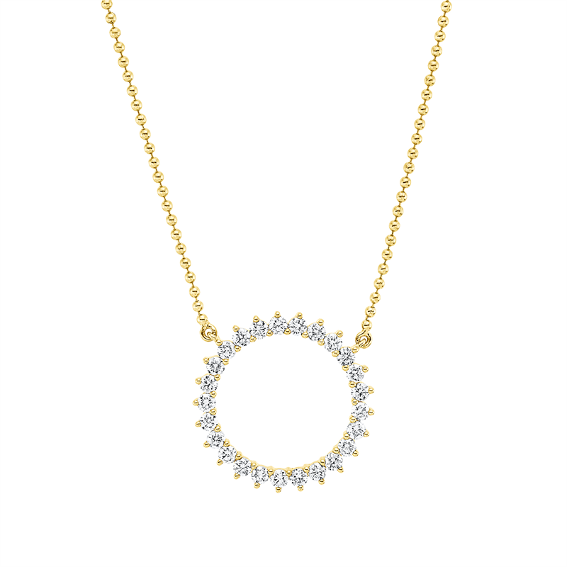 Modern Woman Collier Gelbgold 18kt 0,44ct