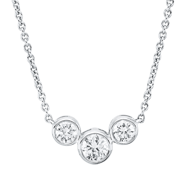 Modern Woman Collier Weißgold 18kt 0,39ct
