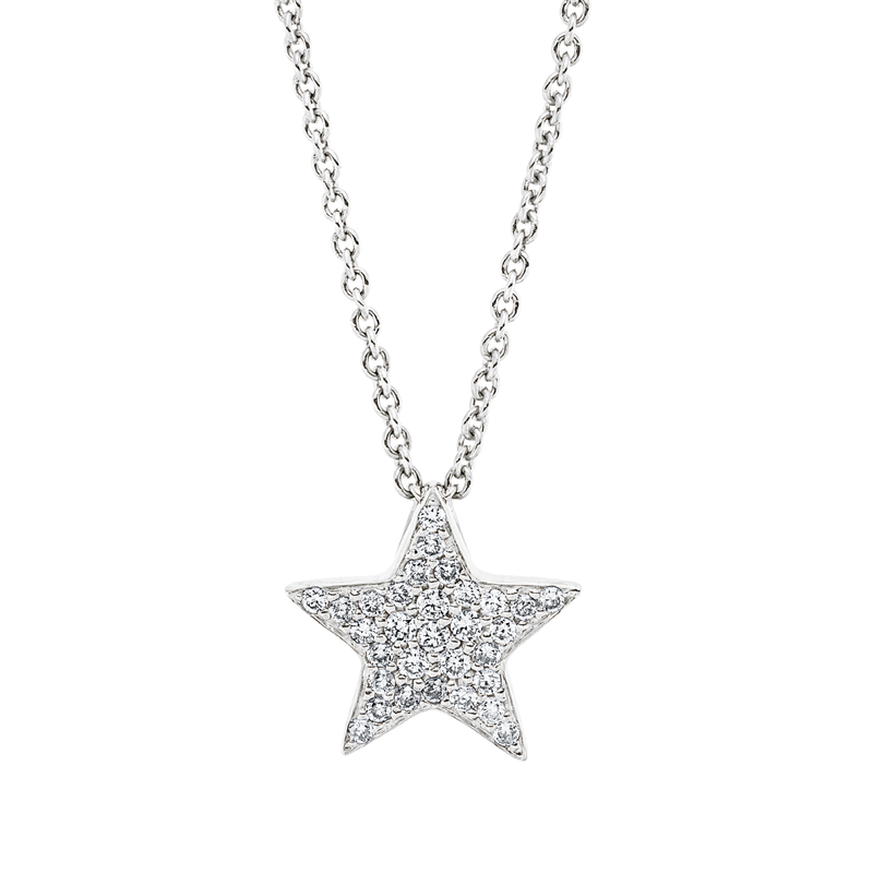 Symbol Collier Weißgold 18kt 0,12ct