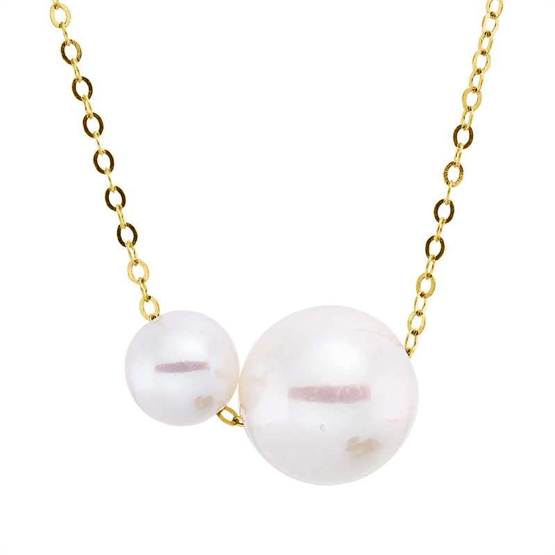 Perle Collier Gelbgold 18kt