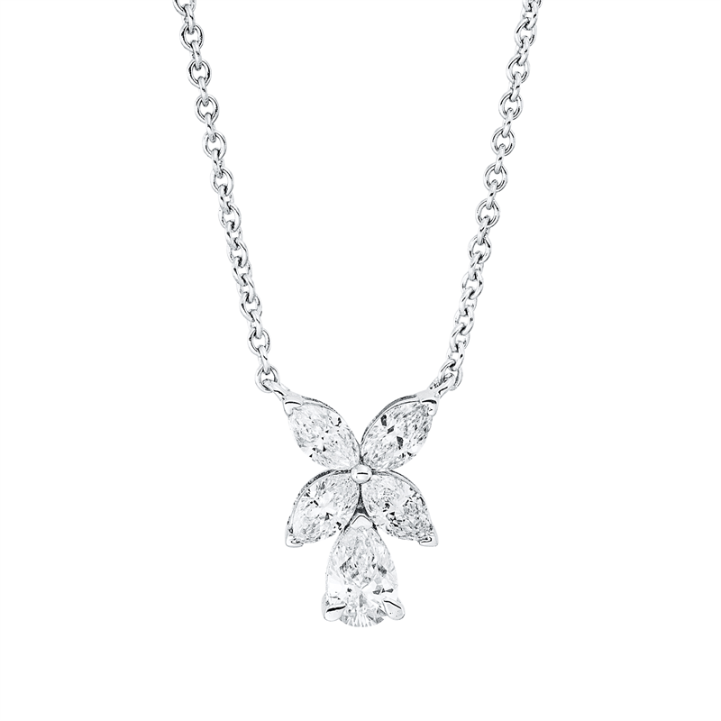 Modern Woman Collier Weißgold 18kt Ref-4O725