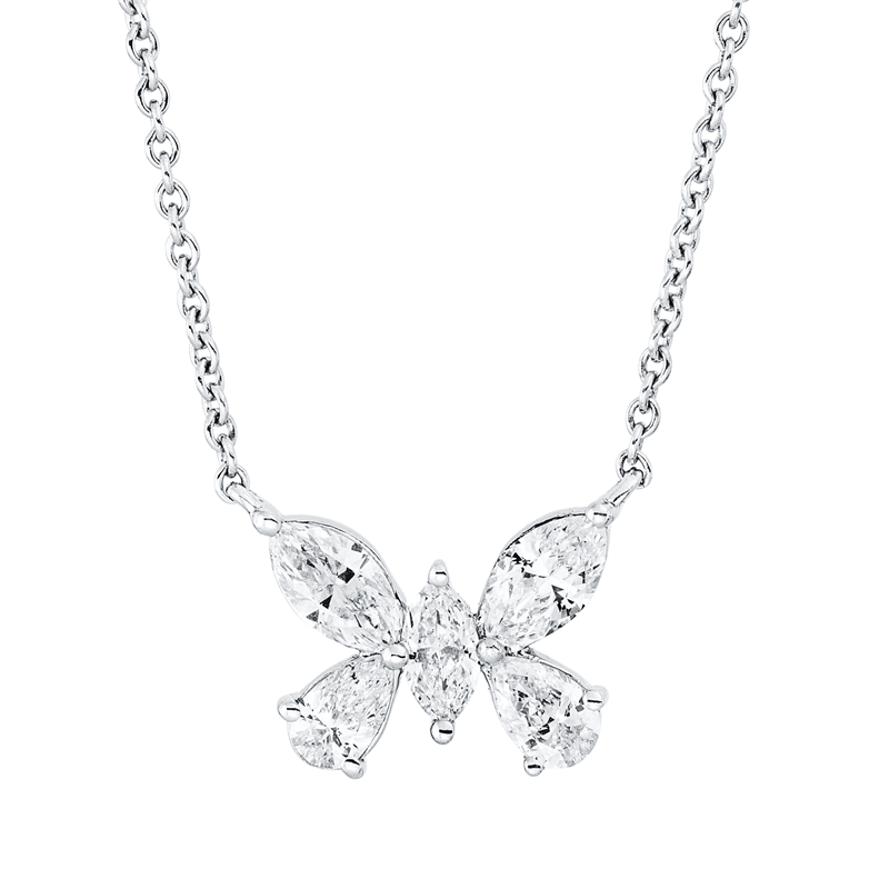 Tier Collier Weißgold 18kt Ref-4O727