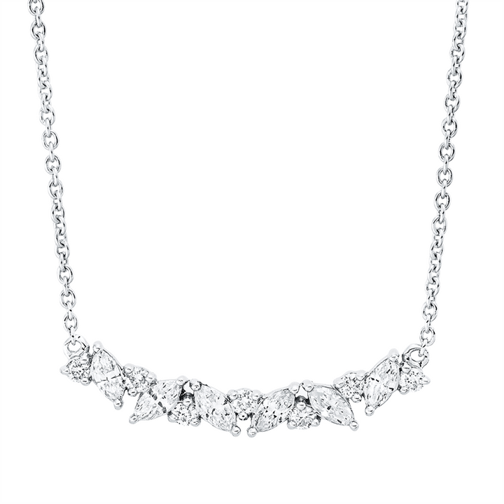 Modern Woman Collier Weißgold 18kt Ref-4O739