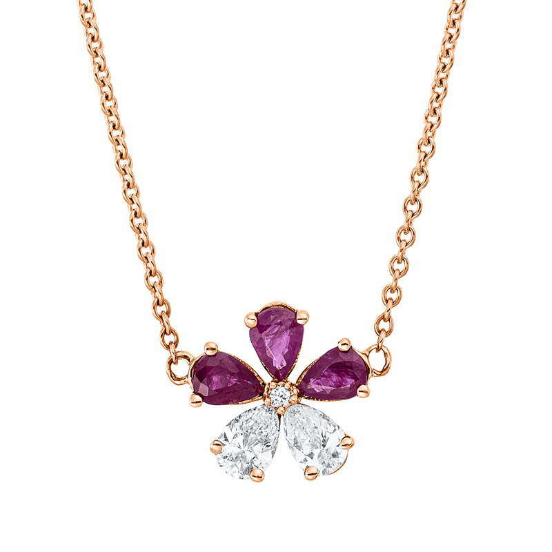 Farbstein Classic Collier Rotgold 18kt Ref-4O740