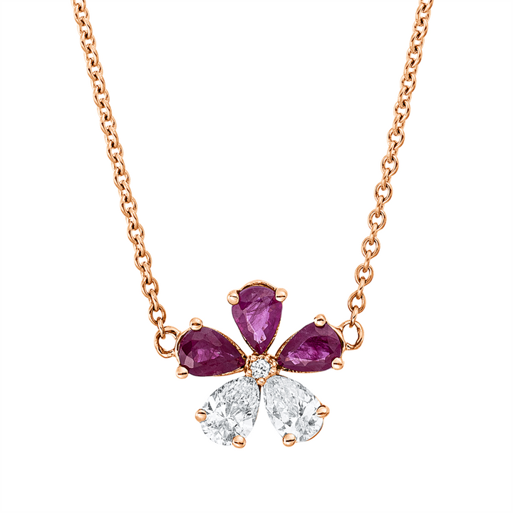 Farbstein Classic Collier Rotgold 18kt Ref-4O740