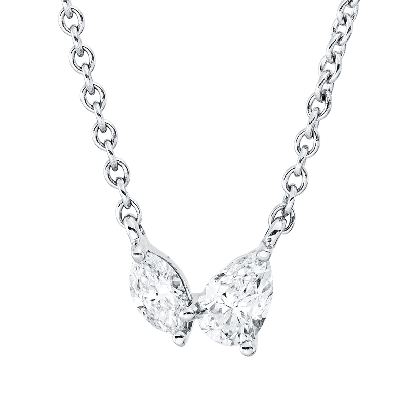 Modern Woman Collier Weißgold 18kt Ref-4O745