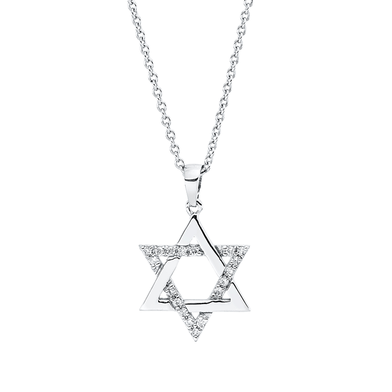 Symbol Collier Weißgold 18kt 0,18ct