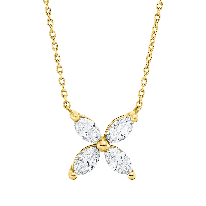 Modern Woman Collier Gelbgold 18kt 0,84ct