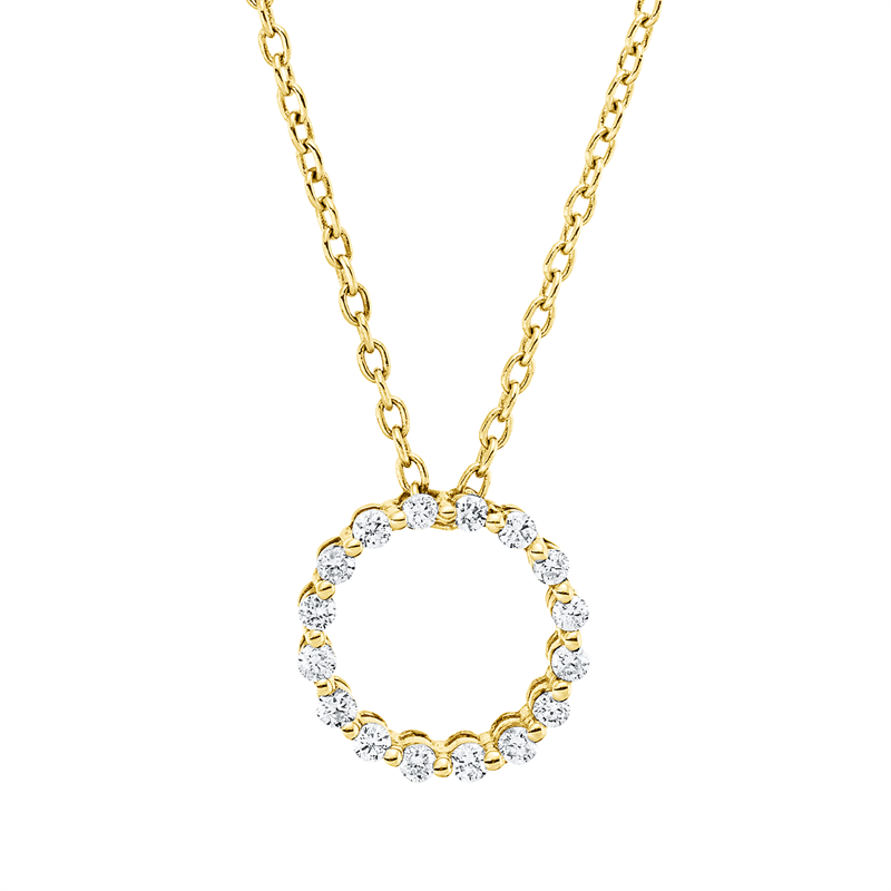 Symbol Collier Gelbgold 18kt 0,17ct