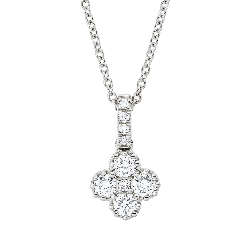 Modern Woman Collier Weißgold 18kt 0,36ct