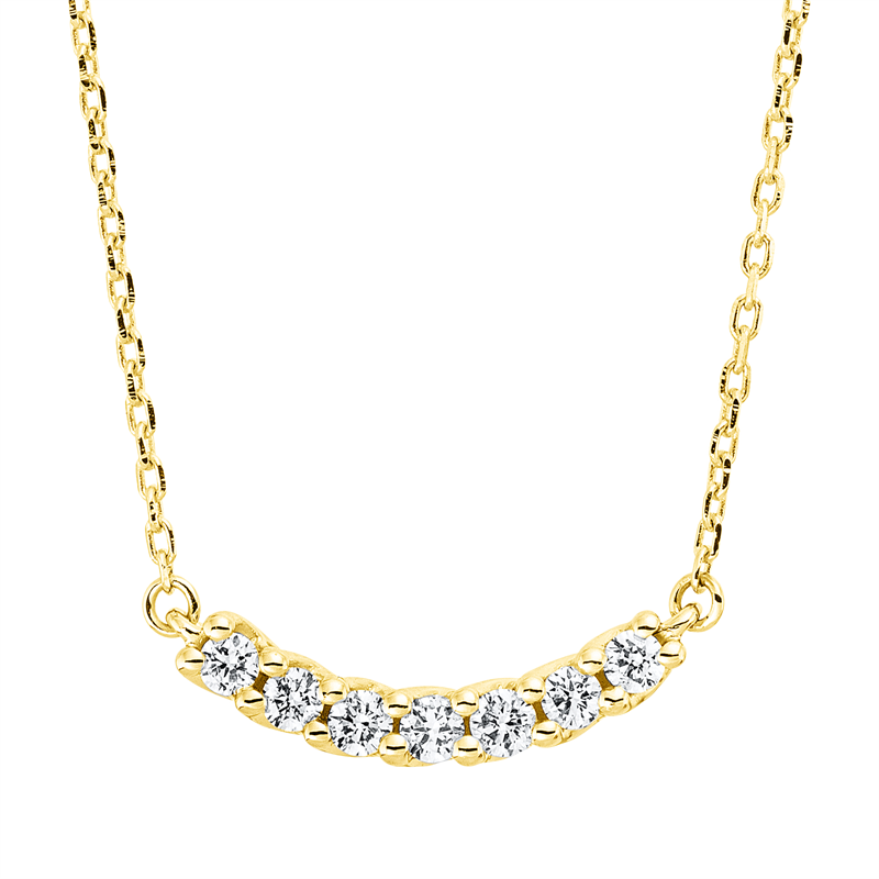 Modern Woman Collier Weißgold 18kt 0,13ct