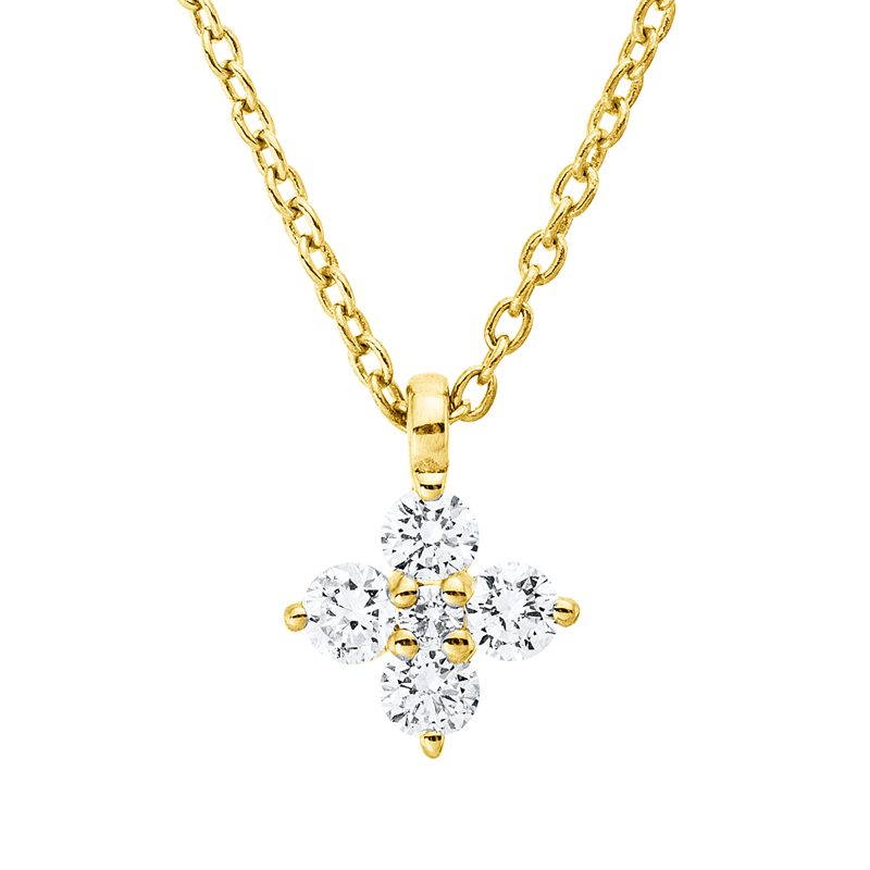 Modern Woman Collier Weißgold 18kt 0,15ct