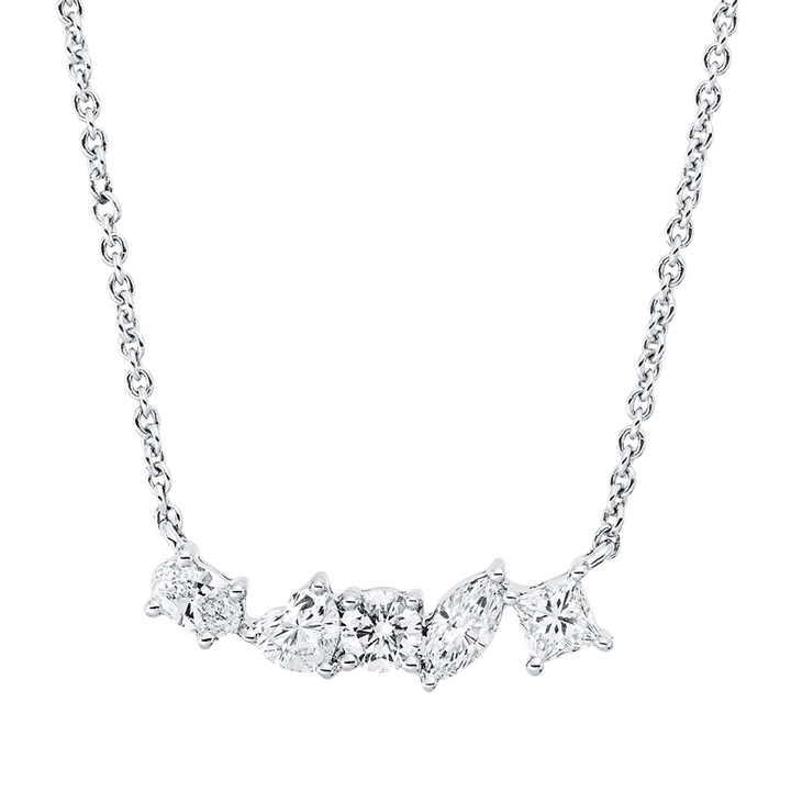 Modern Woman Collier Weißgold 18kt Ref-4P225