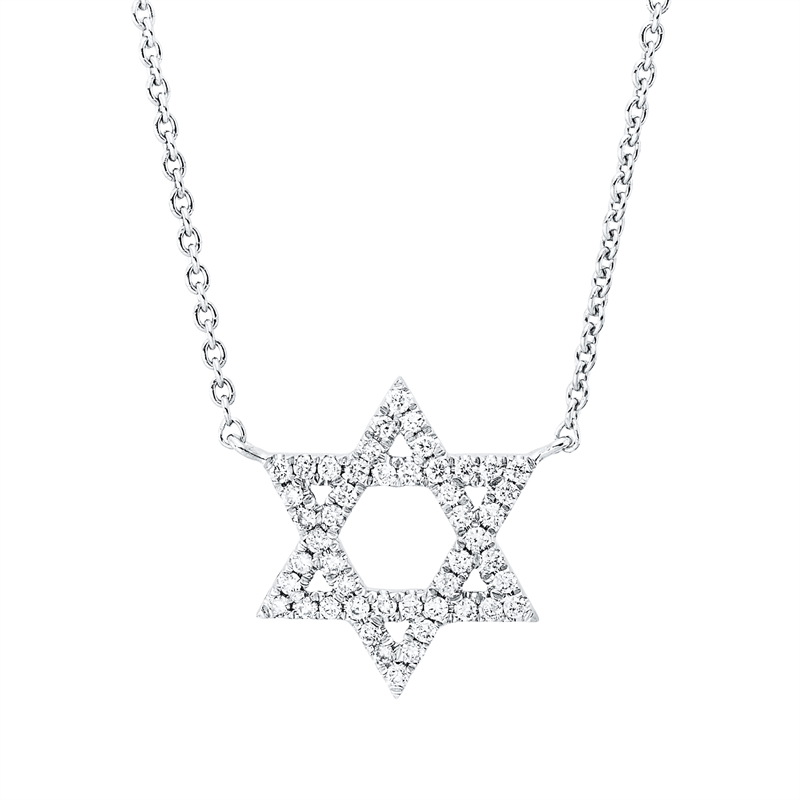 Symbol Collier Weißgold 18kt 0,2ct