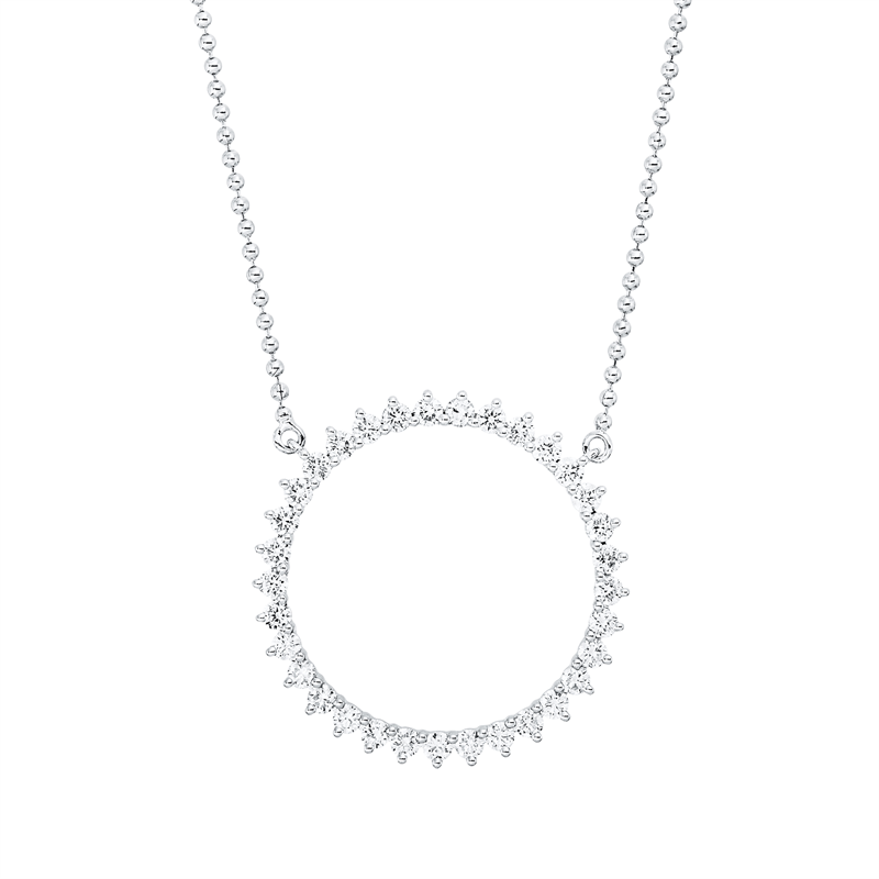 Modern Woman Collier Weißgold 18kt 0,54ct