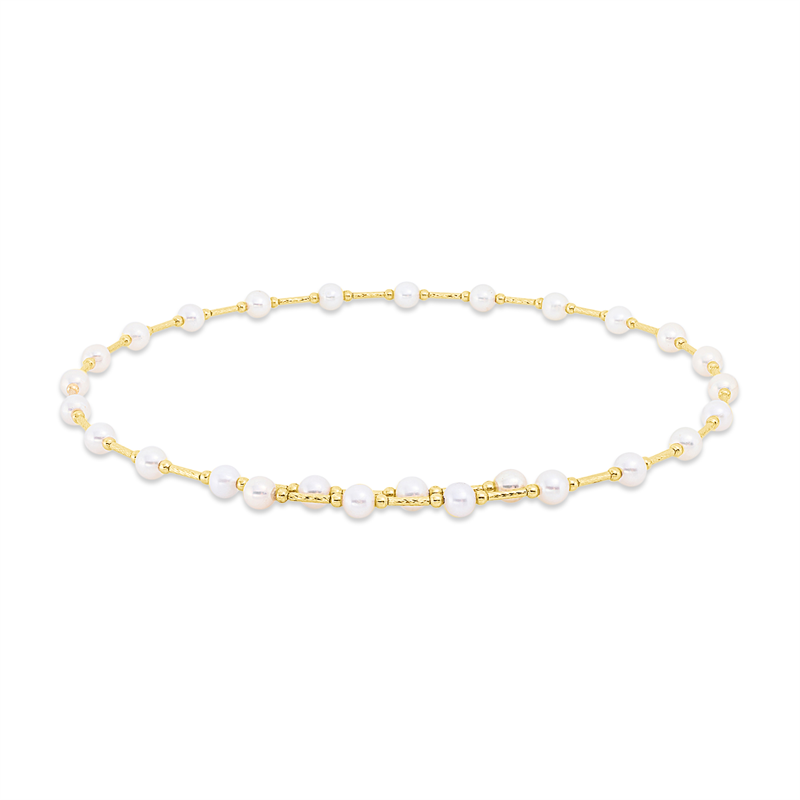 Perle Collier Gelbgold 18kt
