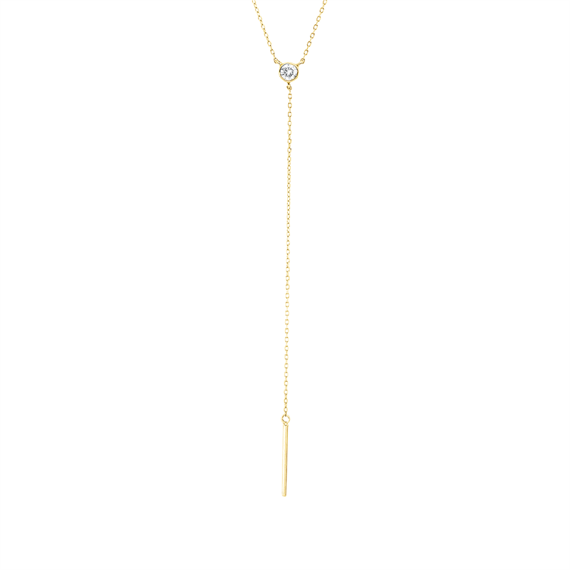 Modern Woman Collier Gelbgold 14kt 0,1ct
