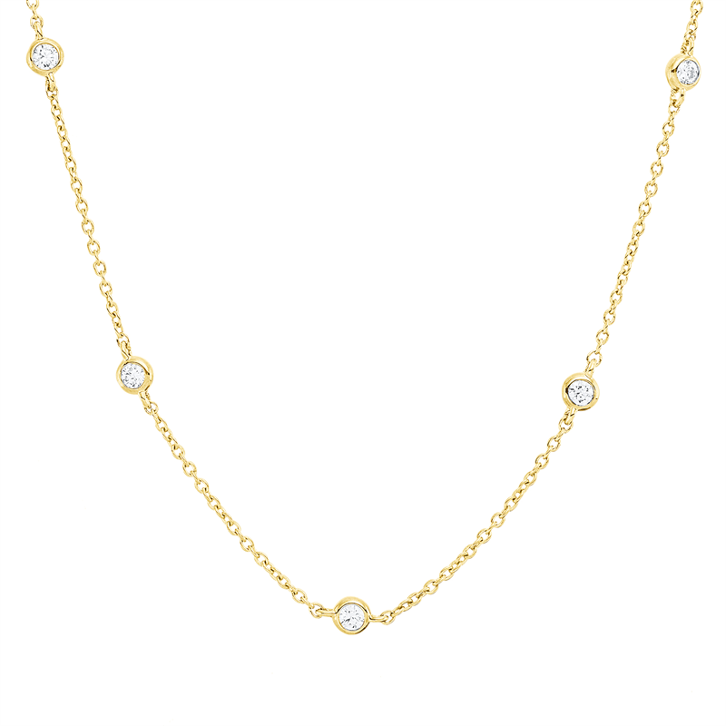 Modern Woman Collier Gelbgold 18kt 0,46ct