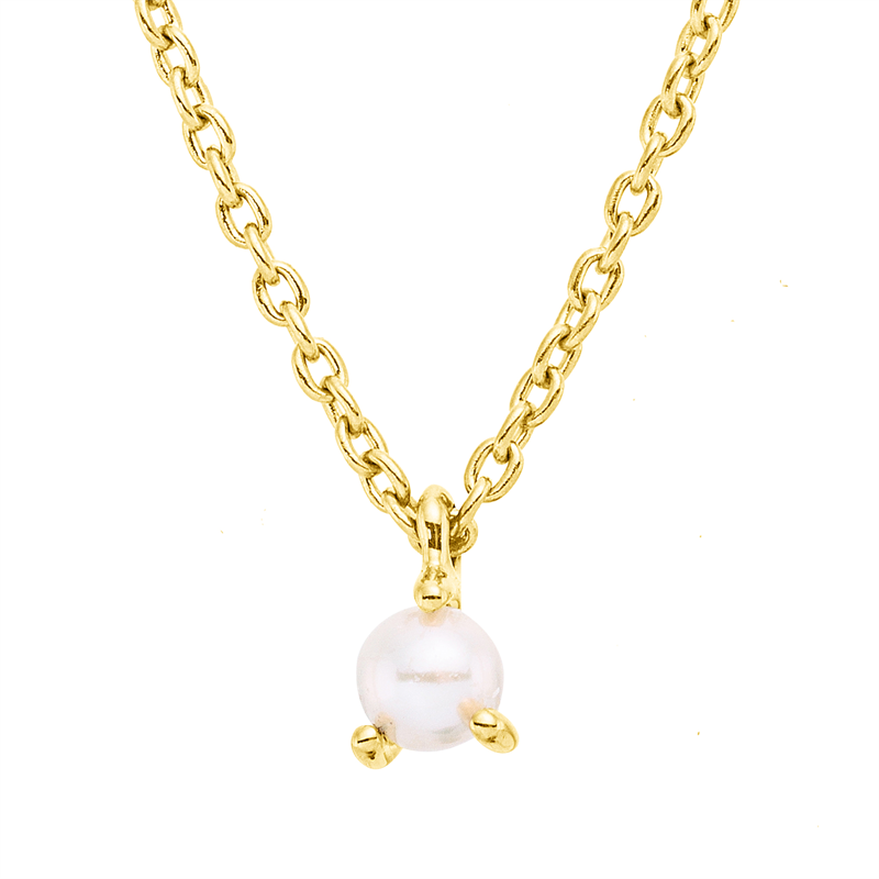 Perle Collier Gelbgold 18kt