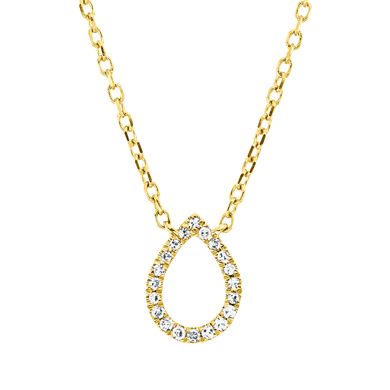 Symbol Collier Weißgold 18kt 0,04ct