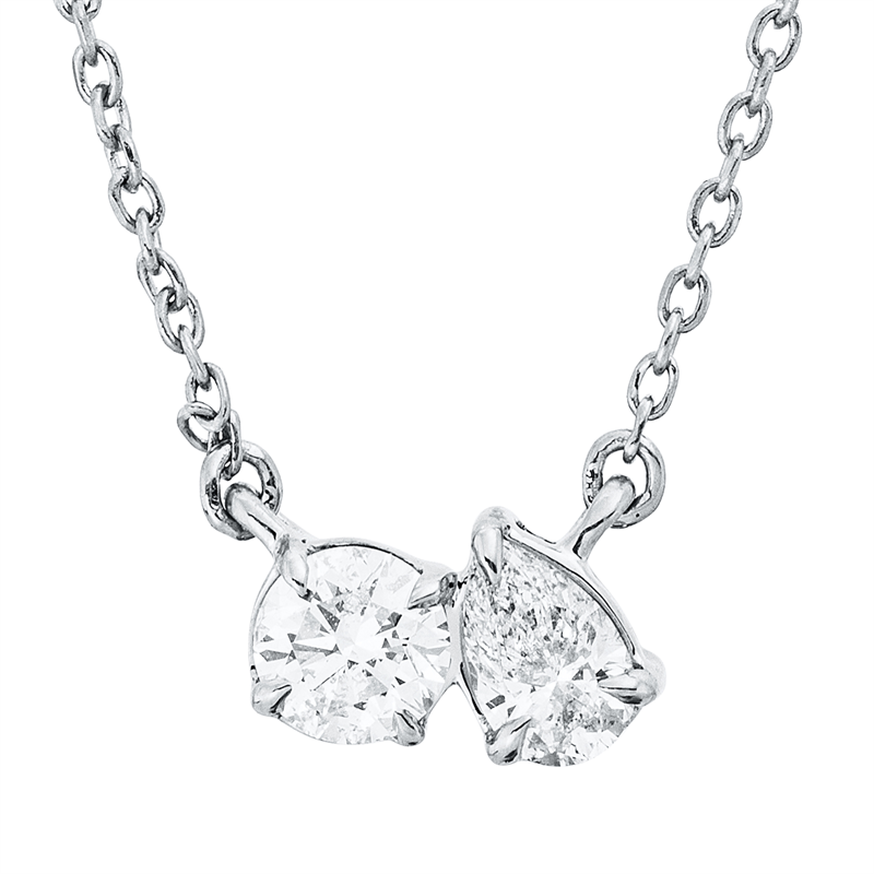 Modern Woman Collier Weißgold 18kt 0,31ct