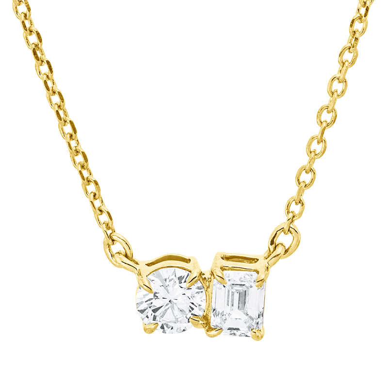 Modern Woman Collier Weißgold 18kt 0,28ct