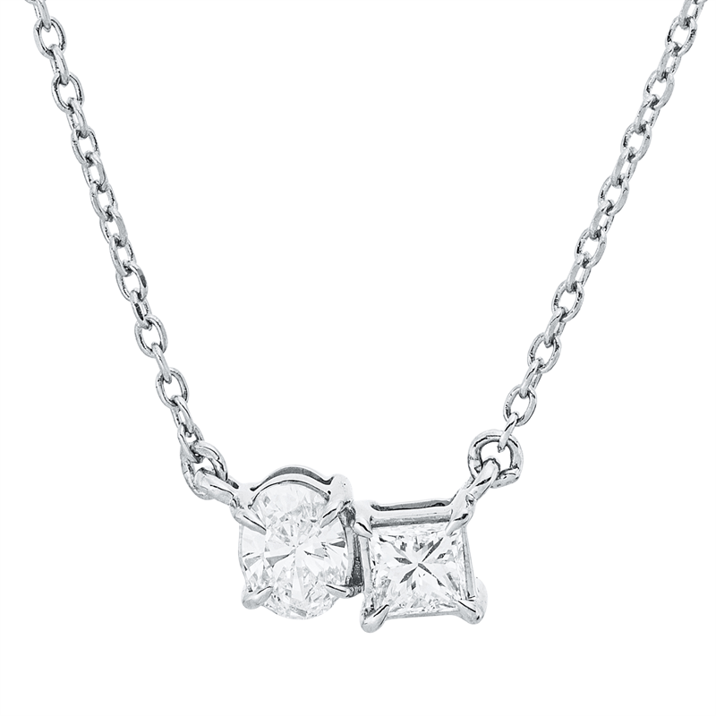 Modern Woman Collier Weißgold 18kt 0,29ct