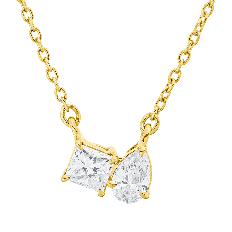 Modern Woman Collier Gelbgold 18kt 0,33ct