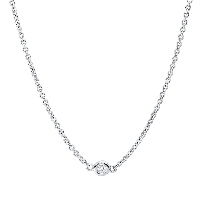Modern Woman Collier Weißgold 18kt Ref-4P640