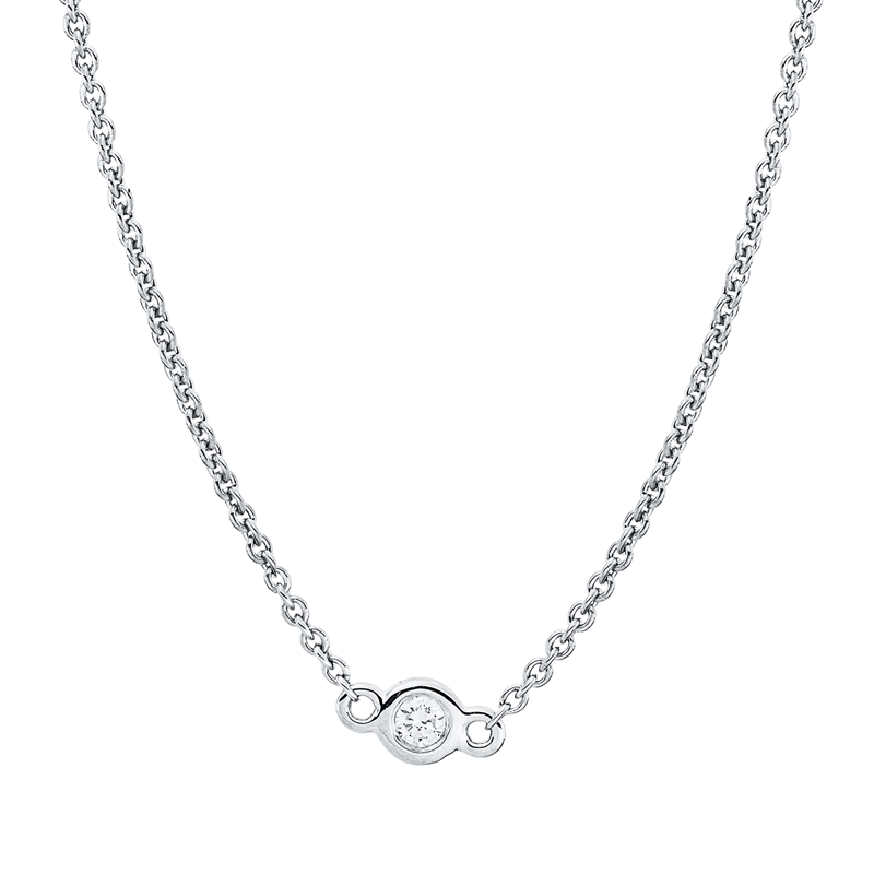 Modern Woman Collier Gelbgold 18kt 0,22ct