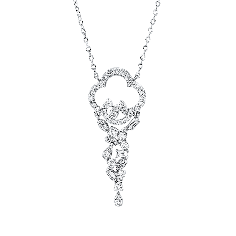 Modern Woman Collier Weißgold 18kt 0,32ct