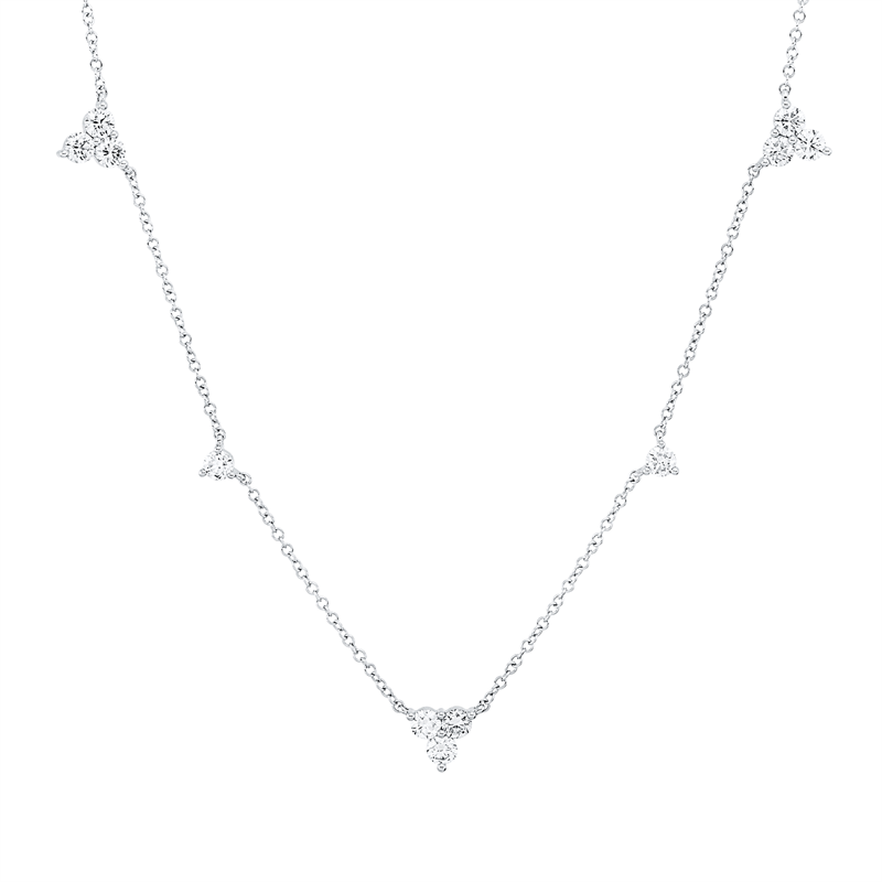 Modern Woman Collier Weißgold 14kt 1,05ct