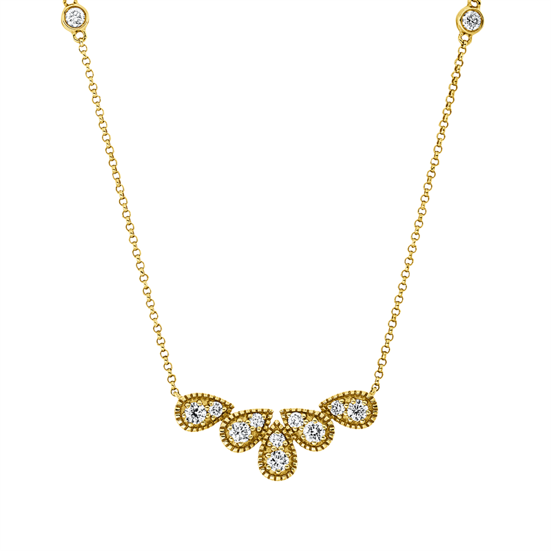 Modern Woman Collier Gelbgold 18kt 0,39ct