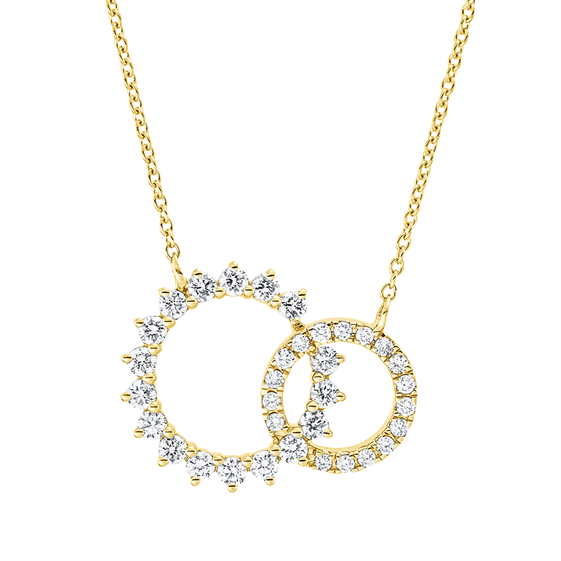 Modern Woman Collier Weißgold 18kt 0,48ct